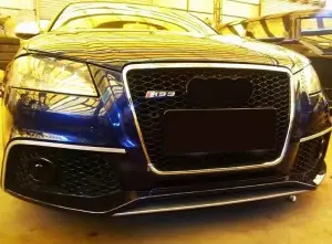 RS3 Auto Body kit For Audi A3 S3 8P bumper with grill front lip Sedan Hatchback