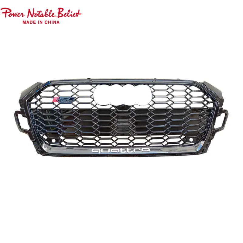 RS5 Front Bumper Grille For Audi A5 S5 B9PA Hood Front Bumper Grill