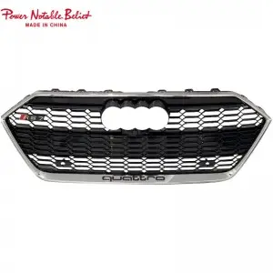 RS7 hood grill for Audi A7 S7 C8 with ACC front bumper center grill