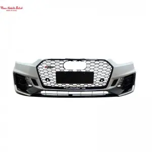 Audi RS5 B9 style body kits front bumper with front grill and lip for A5 2017-2019