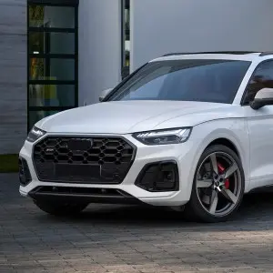 Q5 fog grill for Audi Q5 SQ5 ABS fog honeycomb mesh grille 22-25