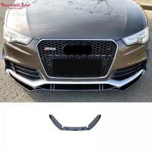 Audi A5 S5 B8.5 bumper change to RS5 style with grill and lip 2012-2016