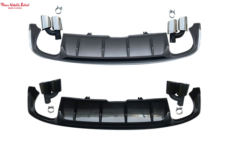 Audi A5 rear diffuer pipe modify to S5 style RS5 b9 2017-2019 4