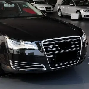 Audi Front Bumper Fog Light Grill Cover Racing Grills For AUDI A8 S8 D4