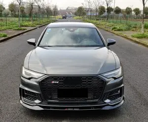 Front Bumper Fog Light Lamp Grill cover Grille for Audi A6 C8 C8PA 20-25