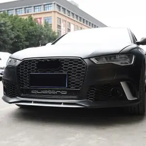 C7 PA RS6 front bumper grill for Audi A6 S6 C7.5 quattro grille