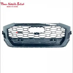 Audi Q8 SQ8 front grill change to RSQ8 SQ8 2017-2023 quattro style honeycomb grille